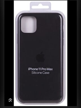 Apple iPhone 11 Pro Max Silicone Case - Black